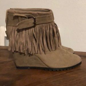 Qupid wedge Boots